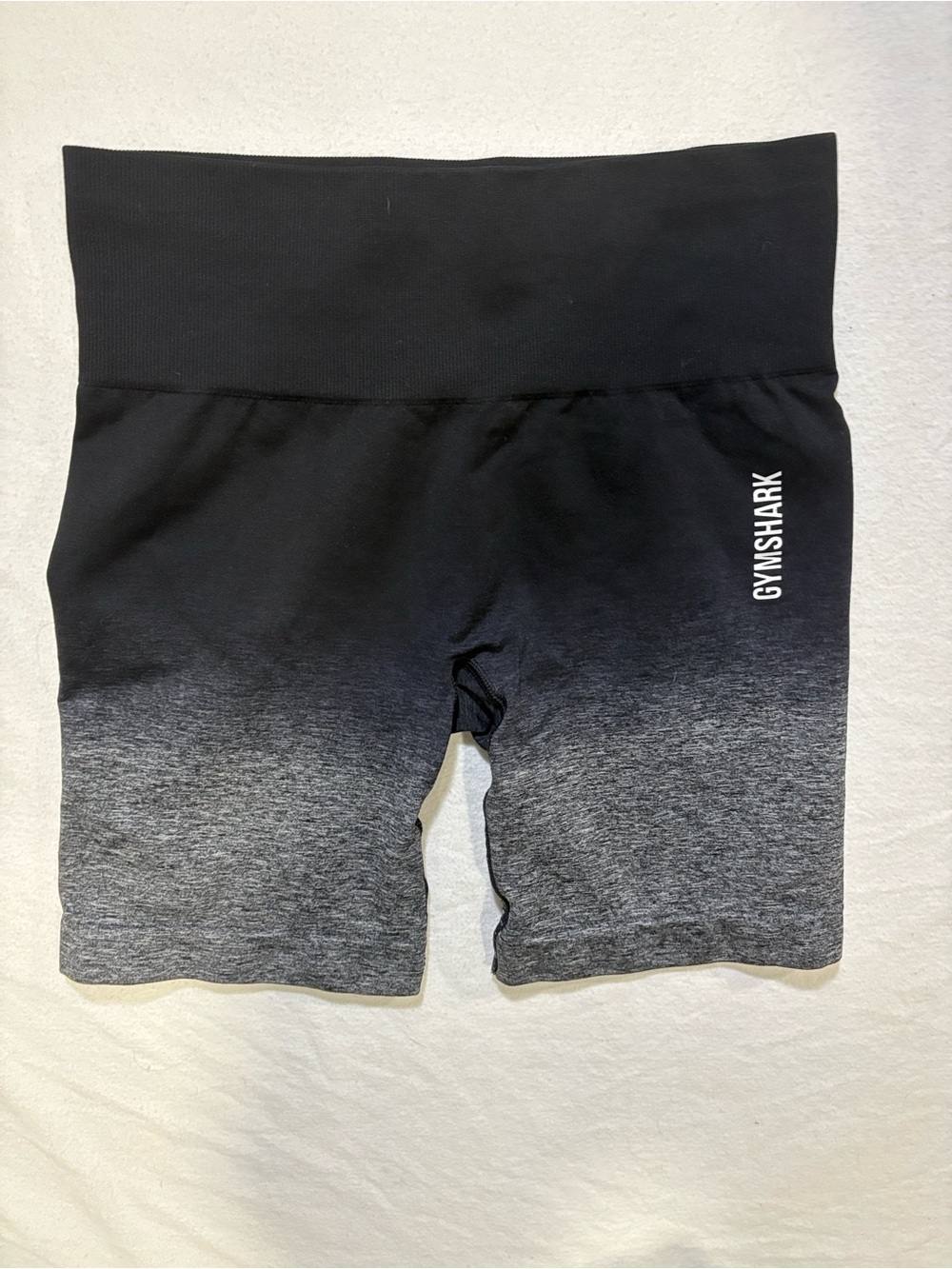 Gymshark Adapt Ombre Seamless High Rise Workout Bike Shorts Black - Size Small